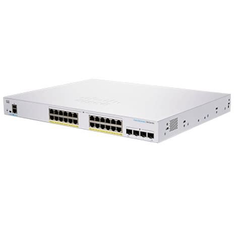 Cisco CBS350 24P 4X EU Switch De Red 24 Puertos GE PoE 4 X SFP De 10 G