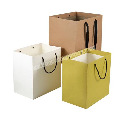 Lipack Customized 100gsm 120gsm Brown Kraft Paper Bag Washable Flat