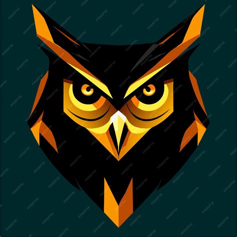 Premium Vector | Dramatic owl element shadows crafting visual narratives