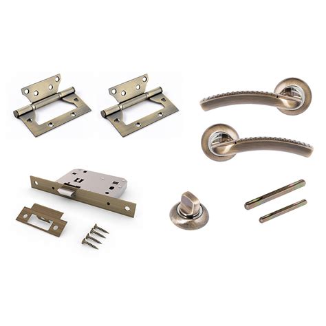Комплект для межкомнатной двери с фиксатором бронза - купить по низкой ...
