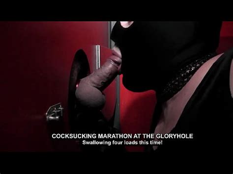 Tragando Cuatro Cargas En El Gloryhole XVIDEOS