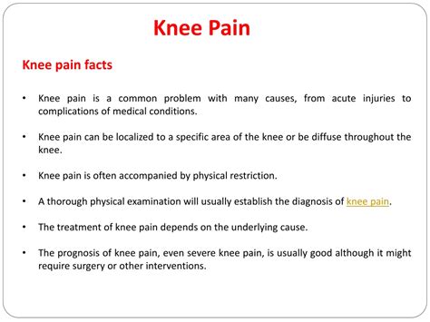 Ppt Knee Pain Powerpoint Presentation Free Download Id 9874929