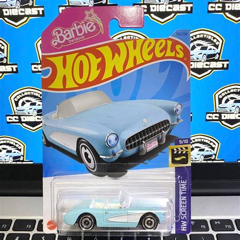 Hot Wheels Barbie 1956 Corvette Hobbies Toys Toys Games On Carousell