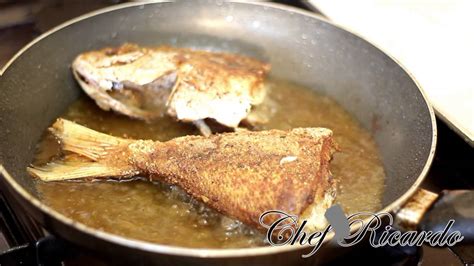 Jamaican Fried Fish Served With Fried Bammies Recipes By Chef Ricardo