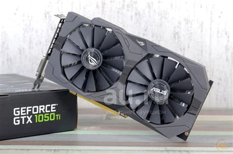 Видеокарта ASUS ROG GeForce GTX 1050TI, STRIX-GTX1050TI-4G-GAMInG, 4Гб ...