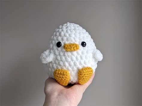 Crochet Duck Plush Amigurumi Tropicalexpressllc