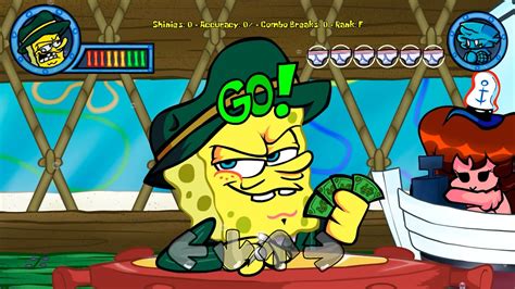 Friday Night Funkin For Bikini Bottom VERSION ONE Part 4 P Song FNF Mod YouTube