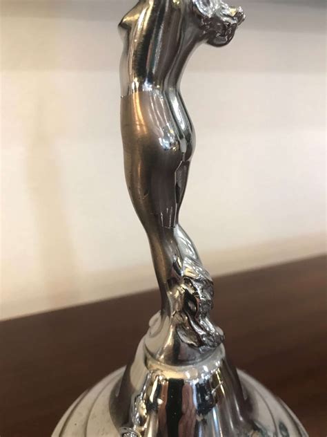 Pair Of Art Deco Nude Chrome Candlesticks By Farberware Artedeco Online Antiques