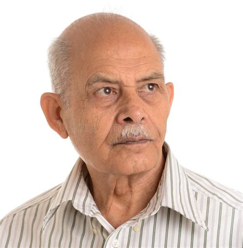 Senior Indian Man Stock Image Image Of Mature Bald 26268369