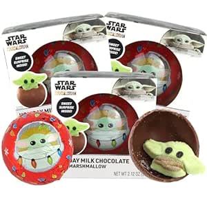 Amazon Sweetzo Star Wars The Mandalorian Hot Chocolate Melting Ball With Baby Yoda