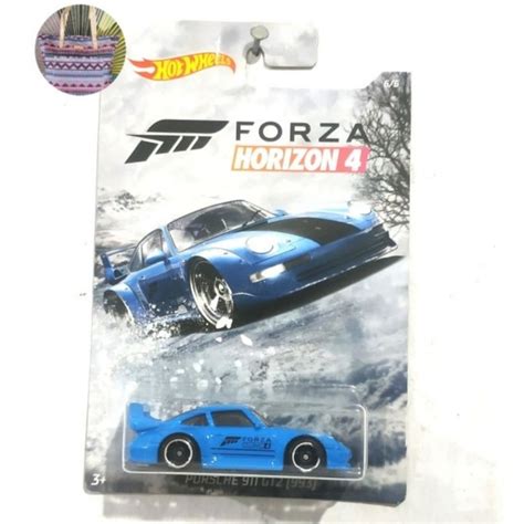 Hot Wheels Porsche Gt Forza Horizon Blue Blue Shopee Singapore