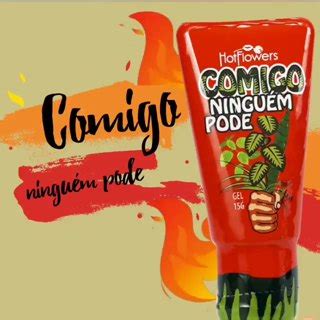 Lubrificante Intimo Unissex Comigo Ningu M Pode Gel Hot Flowers Sex Shop Produtos Er Ticos