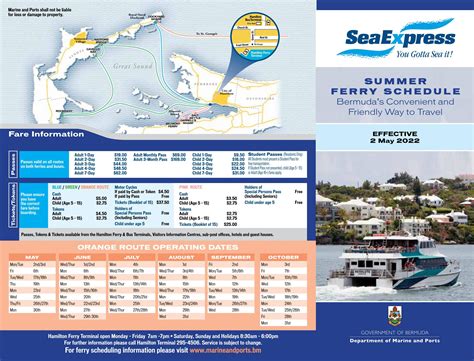 Bermuda Summer 2022 Ferry Schedule by Bermuda Magazine - Issuu
