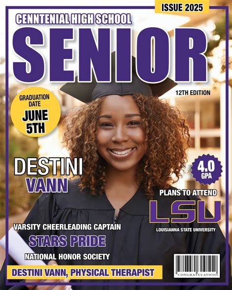 Graduation Magazine Template