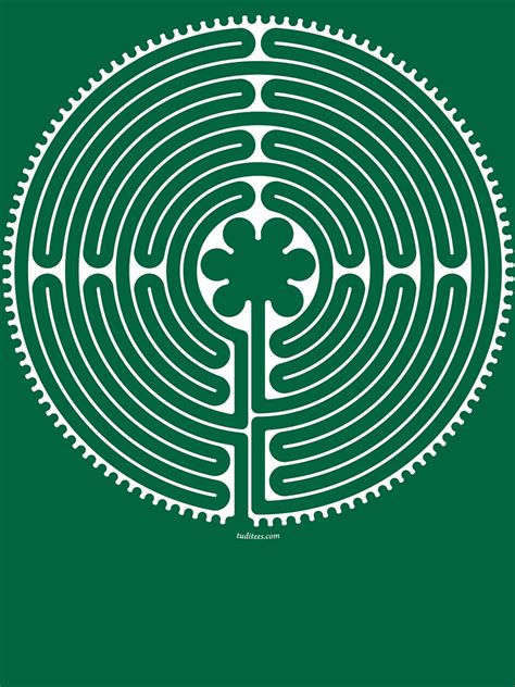 "Chartres Labyrinth" T-shirt by tudi | Redbubble