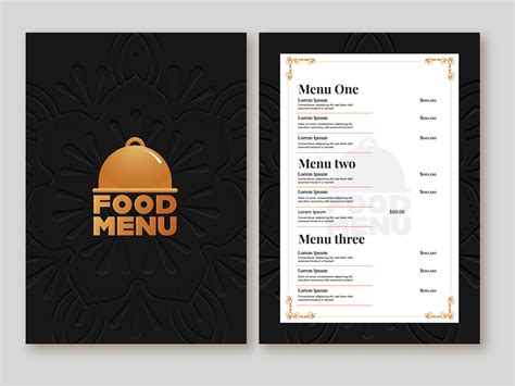 Creative Restaurant Menu Card Designs