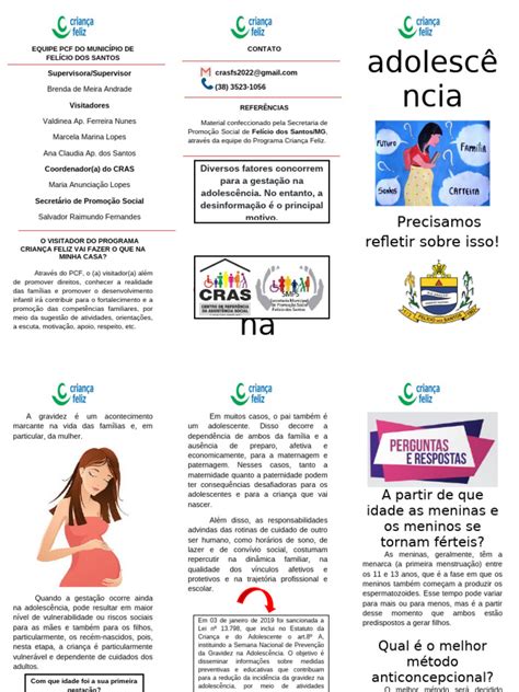 Palestra Gravidez Na Adolescência Pdf - Gravidez na Adolescência: Riscos e Prevenção | PDF | Adolescência ...