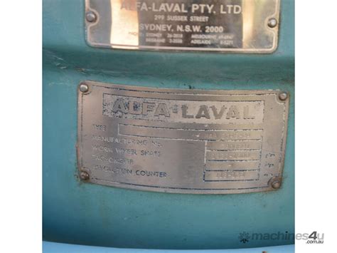 New Alfa Laval Alfa Laval Mab S Lube Oil Disk Centrifuge Purifier