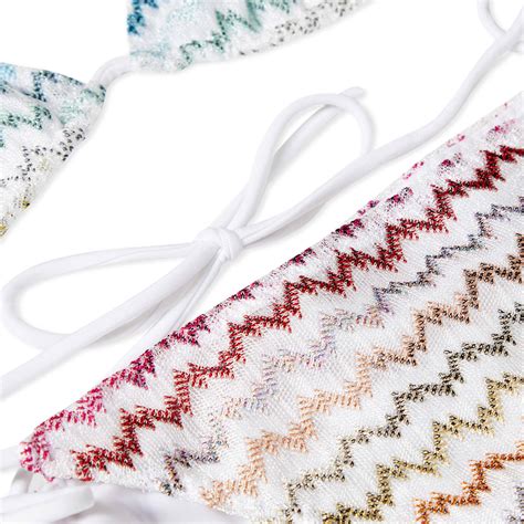 Missoni Stripe Bikini Multi White Base END GB