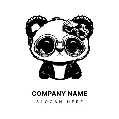 Anime Kawaii Panda Logo Es Absolutamente Adorable El Panda Redondo Cara