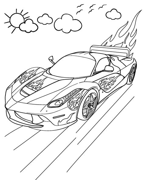 Hot Wheels Monster Truck Coloring Pages
