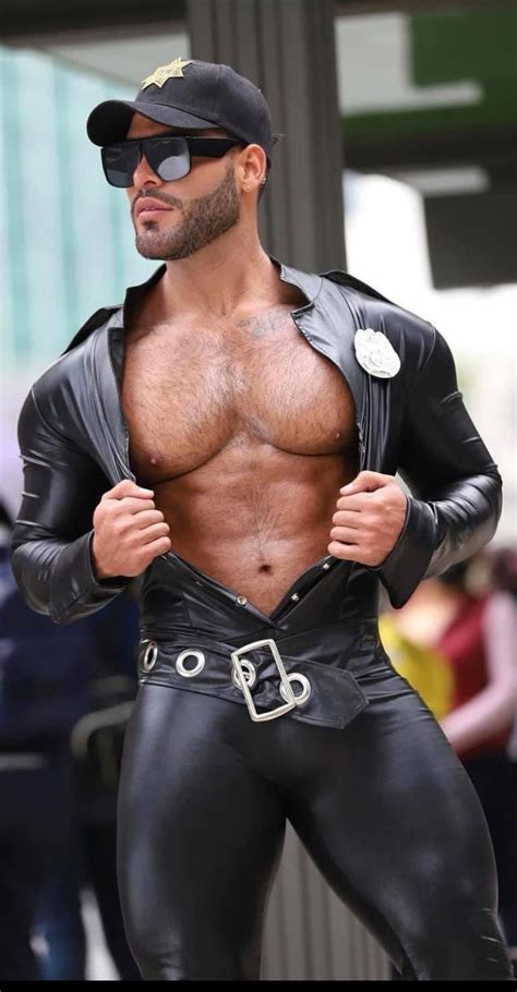 Hairy Men Bearded Men Mens Leather Pants Leather Gear Leather Fashion Scruffy Men Hot Guys