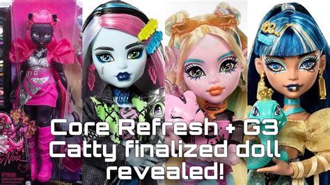 Monster High News G Catty Finalized Doll Core Refresh Wave Dolls