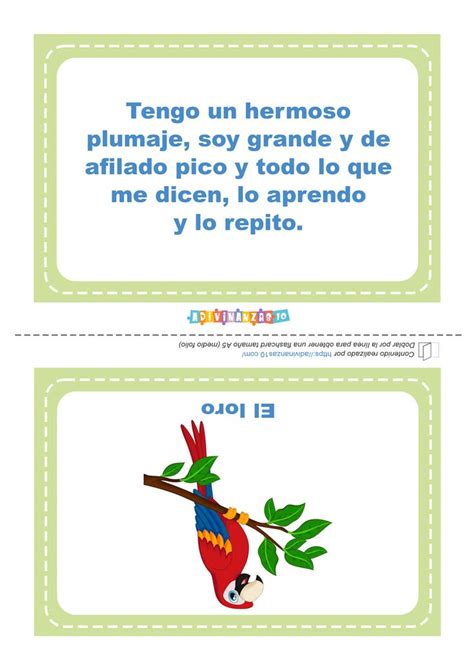 50 ADIVINANZAS DE ANIMALES Para Niños con Respuestas Adivinanzas y