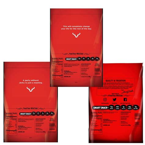 Jack Link S The Pounder 1 Lb 454g Bag Beef Jerky Original Teriyaki Sweet Hot Extra