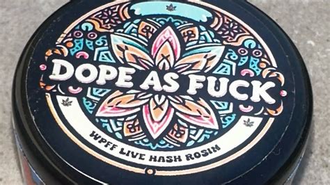 Dope As Fuck Cake Crasher Live Rosin YouTube