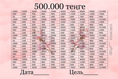 Копилка таблица распечатать