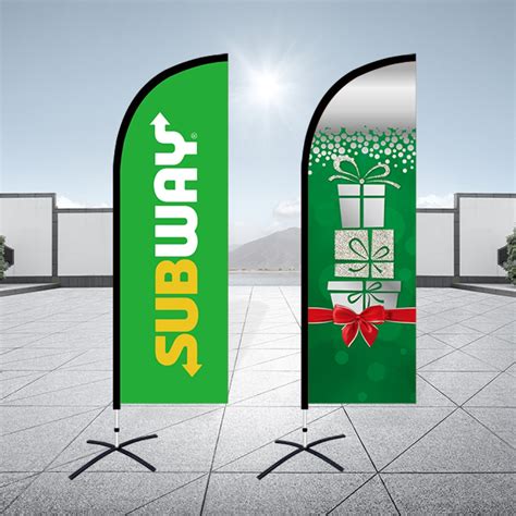 Knife Flag Dynamic And Durable Outdoor Advertising Flag