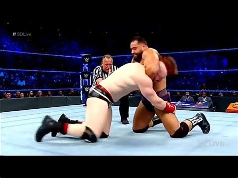 WWE THE BAR VS AIDEN ENGLISH AND RUSEV FULL MATCH SMACKDOWN LIVE 11 09