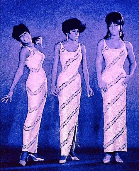 The Supremes L R Mary Wilson Diana Ross And Florence Ballard In