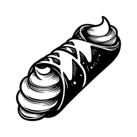 Italian Dessert Cannoli Premium Ai Generated Vector