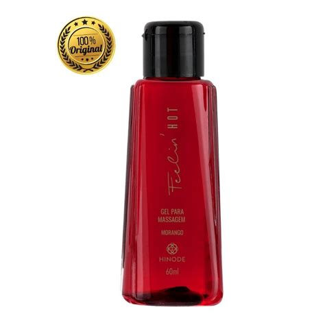 Gel Para Massagem Feelin Hot Morango Ml Shopee Brasil