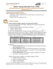 Bio 14 Activity Guide 4. Biological Evolution.pdf - BIO 14 INTEGRATIVE ...