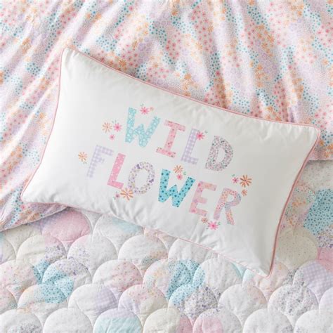 Adairs Kids Heirloom Wild Flower White Pillowcase Adairs
