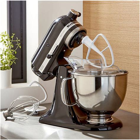 Планетарен миксер Artisan Elegance KitchenAid 5KSM175PSEOB, 300 W, 4.8 ...