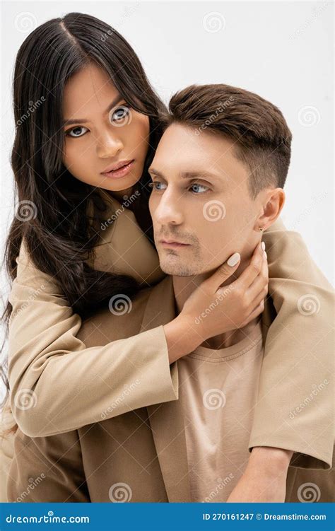 Brunette Asian Woman Looking At Camera Stock Image Image Of Beautiful Isolated 270161247