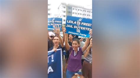 Pagdagsa Ng Supporters Ni De Lima Sa Muntinlupa Court Matapos Payagang