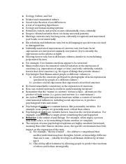 Anth Study Guide Ecology Culture And Sex Evoked And Transmitted Culture Social Roles Theories