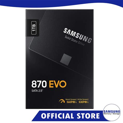 Samsung 870 EVO 1TB 2 5 In SATA III Internal SSD MZ 77E1T0BW Latest