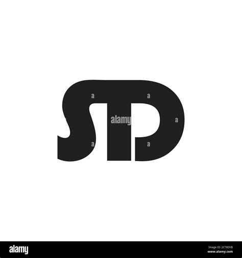 letter s t d symbol logo vector Stock Vector Image & Art - Alamy