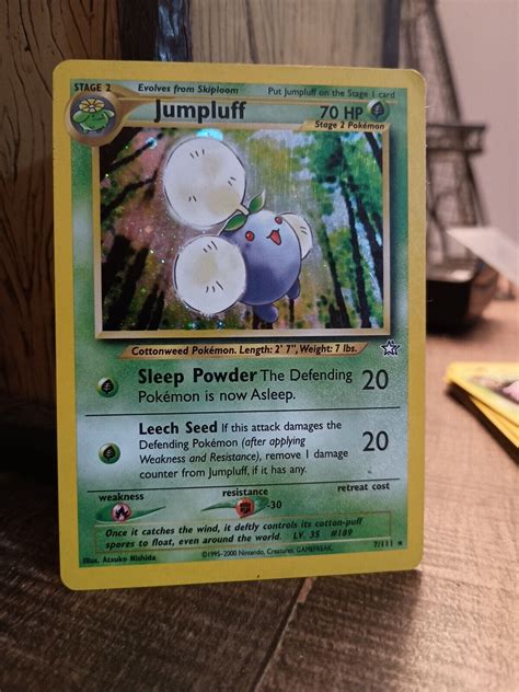 Pokémon TCG Jumpluff Neo Genesis 7 Holo Unlimited Holo Rare eBay