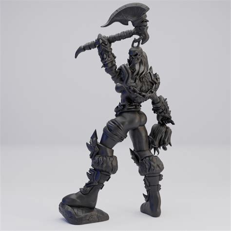 Hot Goblin ボーンブレイカー 蛮族女戦士 ミニチュア ホットゴブリン