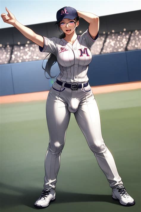 Ponytail Front View Large Ass AI Gay Porn