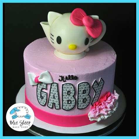 Hello Kitty Teapot Birthday Cake – Blue Sheep Bake Shop