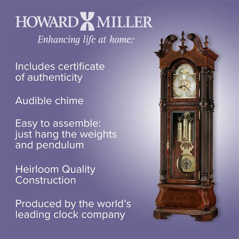 Jhmiller Triple Chime Grandfather Clock Au