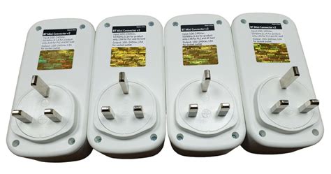 4 X Bt Mini Connectors Version2 1000mbps 1gb Powerline Adapters Gigabi